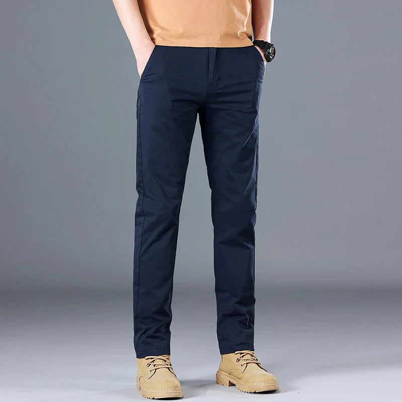 Men's Slim Fit Formal Work Pants - VogeLuxe