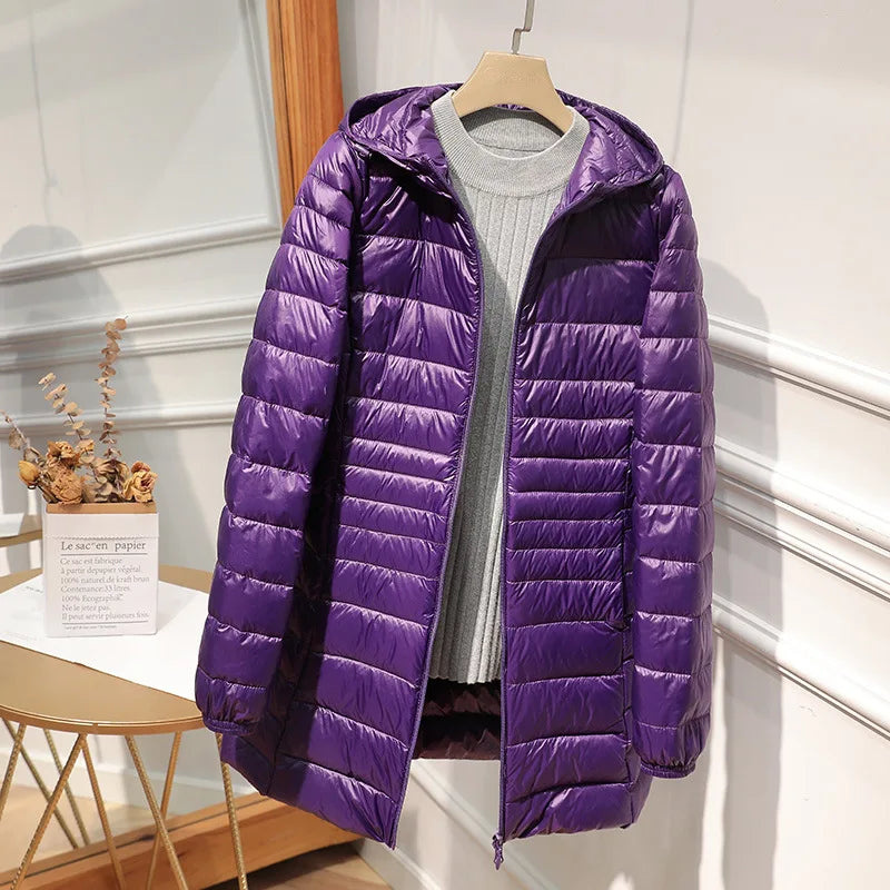 Ladies Insulated Down Parka with Travel Bag