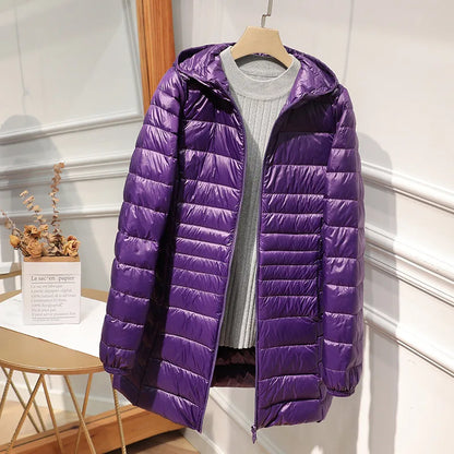 Ladies Insulated Down Parka with Travel Bag
