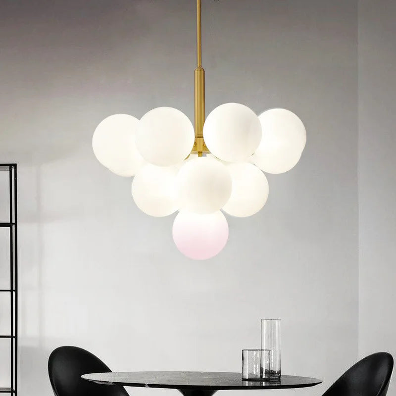 Metal Modern Five-Light LED Pendant Chandelier