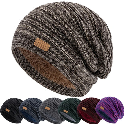 Casual Colorful Oversized Cold Weather Hat - VogeLuxe