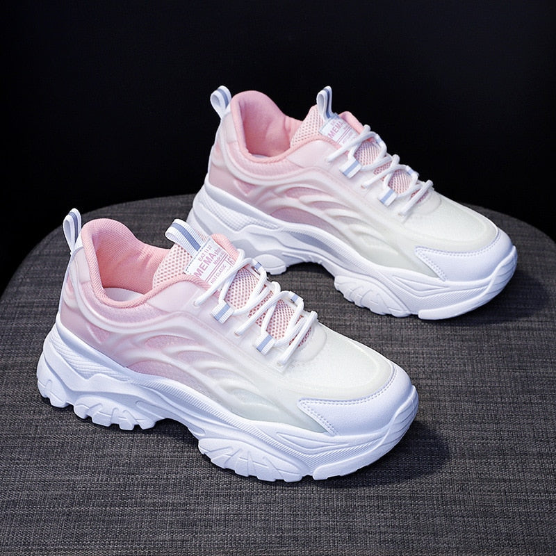 Women's Cute Pastel Sneakers - VogeLuxe