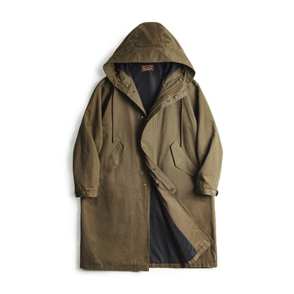 Classic Hooded Men's Windbreaker Jacket