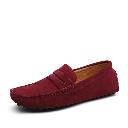Classic Leather Slip On Shoes