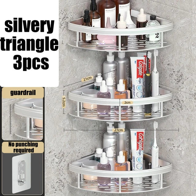Sturdy Bathroom Storage Shelf