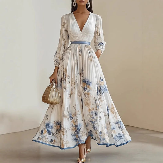 Chic Summer Floral Maxi Dress for Women - VogeLuxe