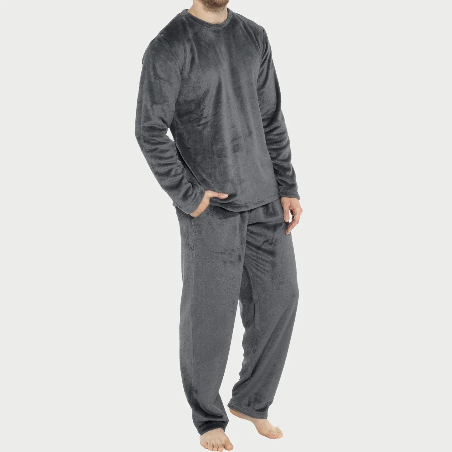 Cozy Plaid Mens Sleepwear Pajamas - VogeLuxe