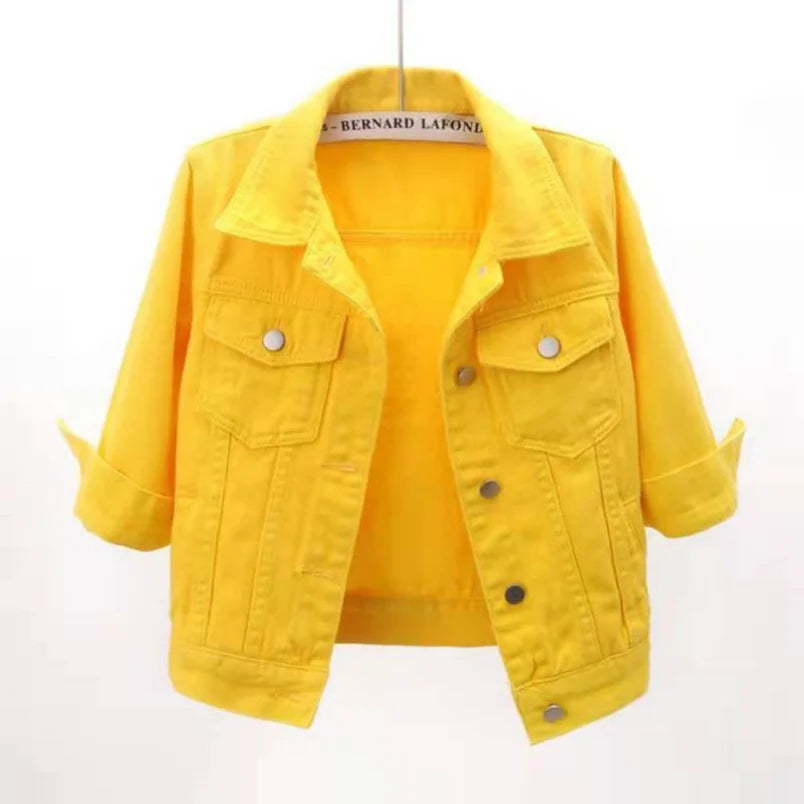 Fashionable Women's Denim Vest Jacket - VogeLuxe