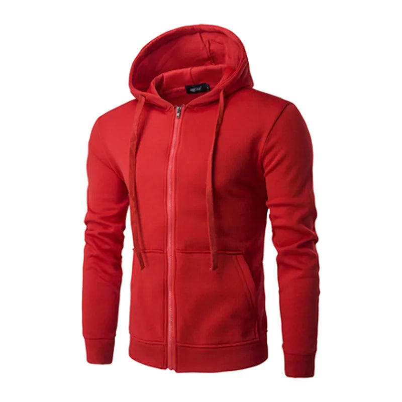 Men's Athletic Slim Fit Hooded Sweatshirt
