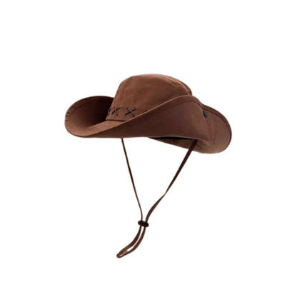 Lightweight Summer Cowboy Hat - Wide Brim Sun Shield