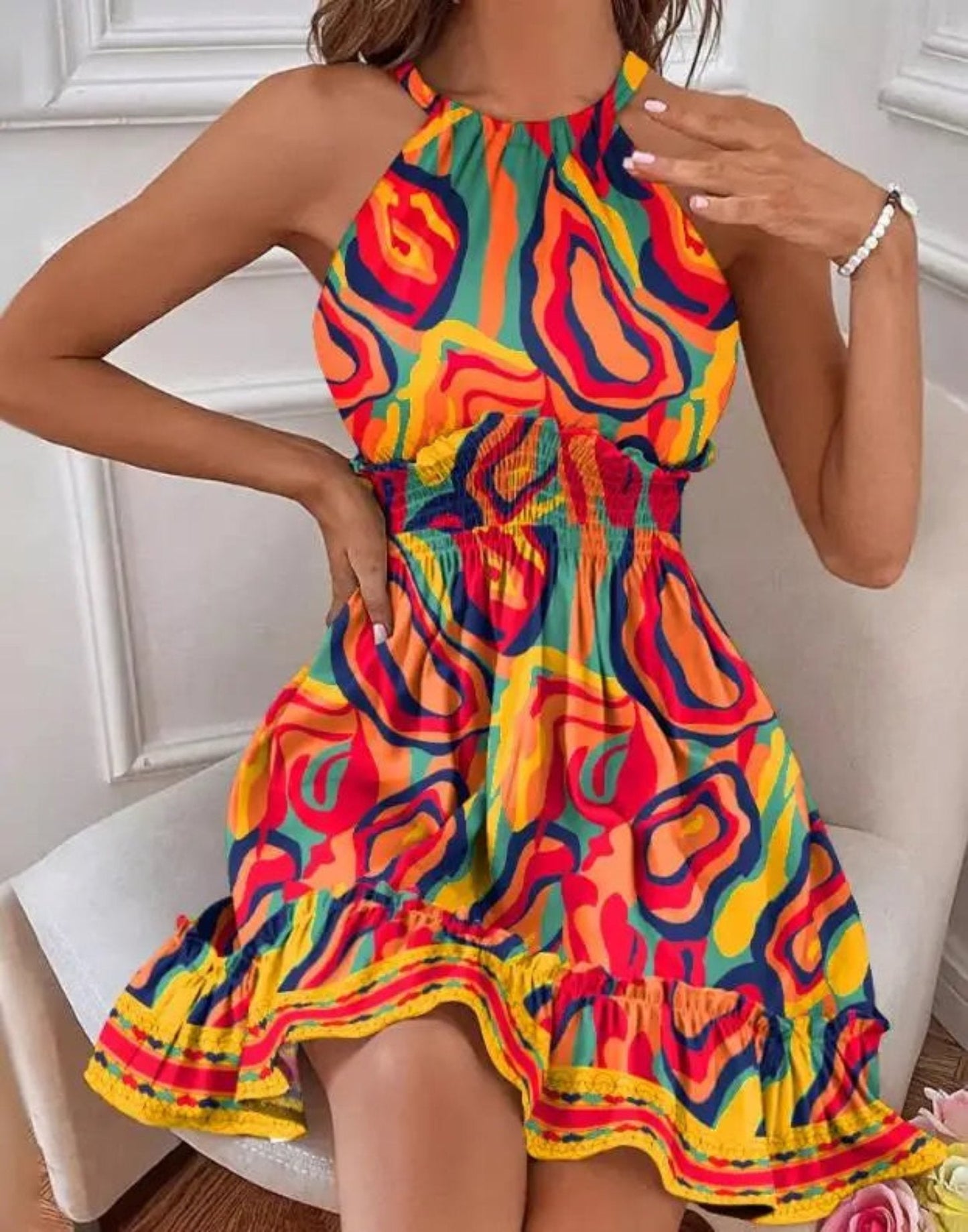 Summer Elegant Mini Dress