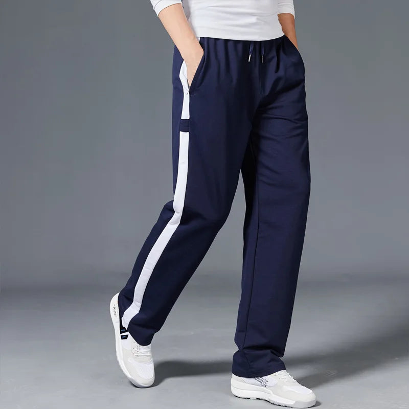 Comfortable Mens Athletic Stripe Jogger Pants