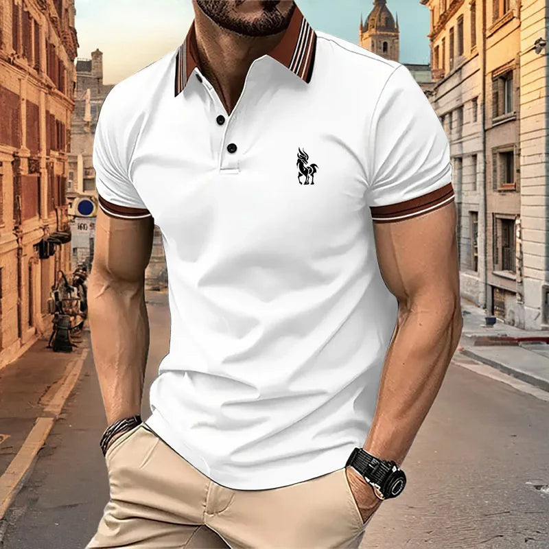 Cool Mens Short Sleeve Polo Shirt