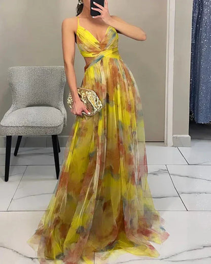 Beautiful Floral Long Dress for Women