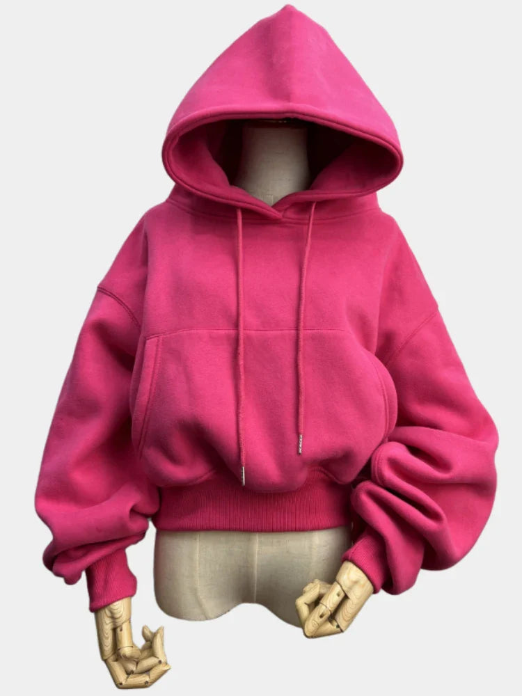 Warm Women's Fleece Hoodie and Jogger Set