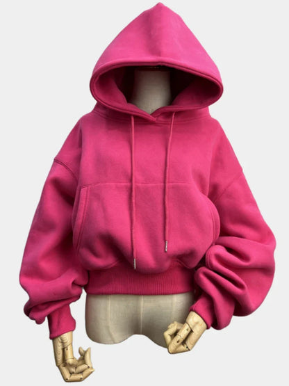 Warm Women's Fleece Hoodie and Jogger Set