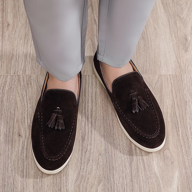 Premium Leather Slip On Loafers For Men