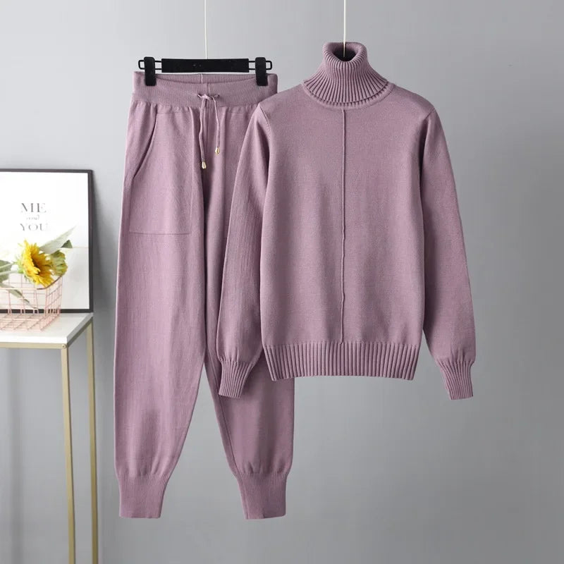 Ladies Cozy 2 Piece Sweater Outfit