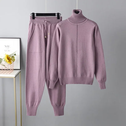 Ladies Cozy 2 Piece Sweater Outfit