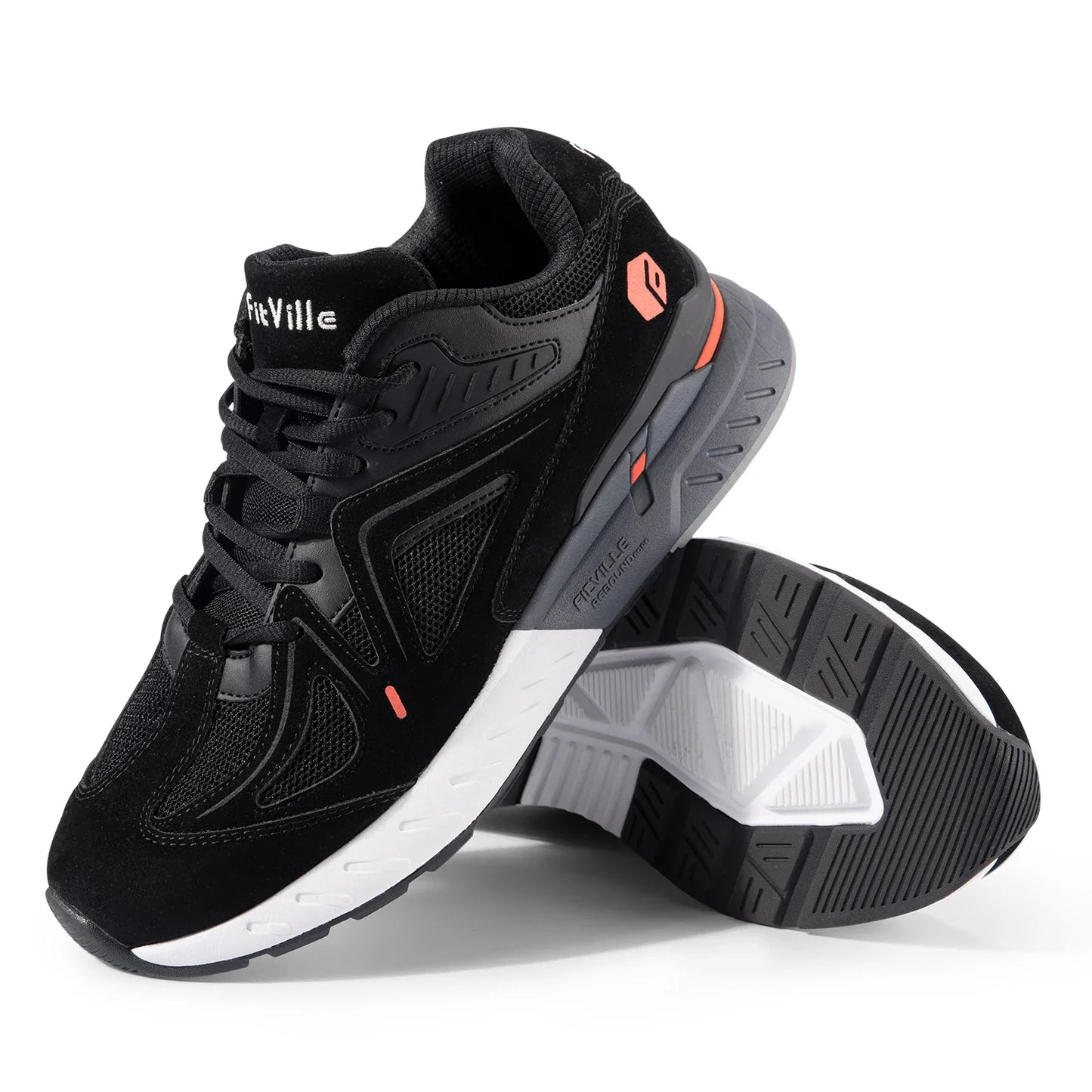 Comfortable Wide Fit Men's Walking Sneakers - BritishElegance