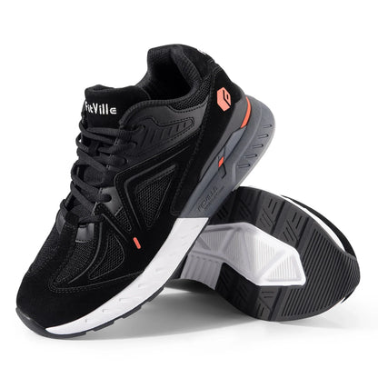 Comfortable Wide Fit Men's Walking Sneakers - BritishElegance