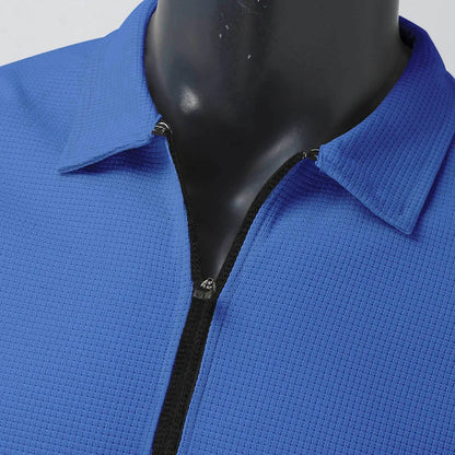 VogeLuxe | Men’s Textured Zip Up Collared Jacket