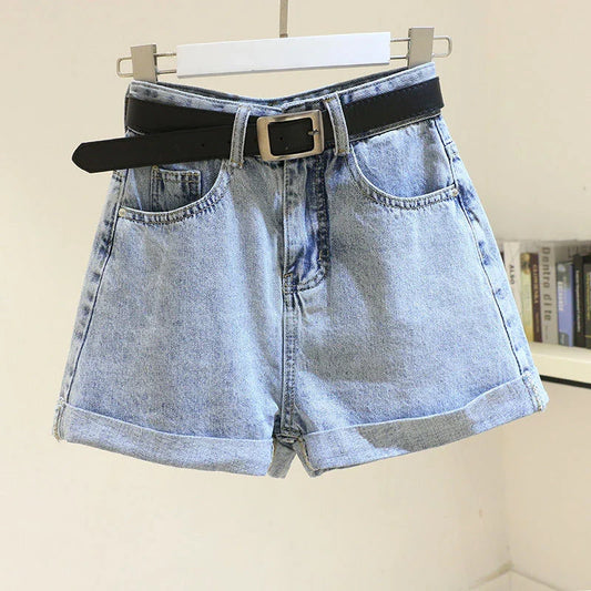 Comfortable Relaxed Fit Jean Shorts - BritishElegance
