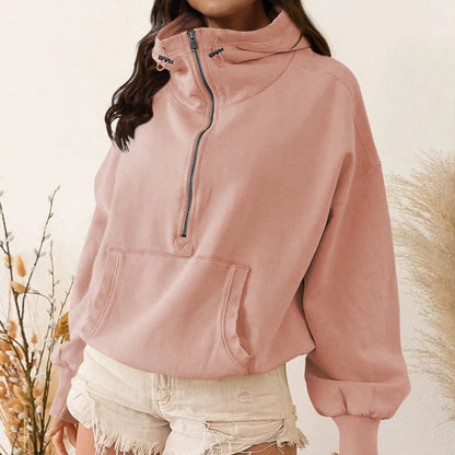 Comfortable Women's Casual Hooded Sweatshirt