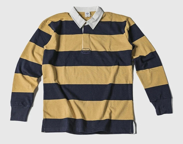 Thermal Striped Crew Neck Men's Shirt