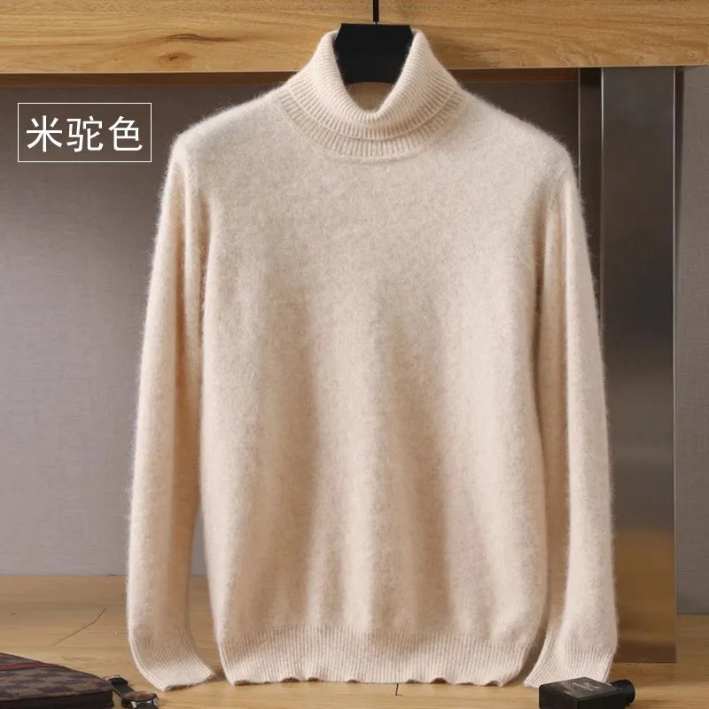 Luxury Soft Men's Cashmere Crew Neck Sweater