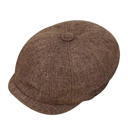 Classic Wool Newsboy Cap - Traditional Unisex Hat