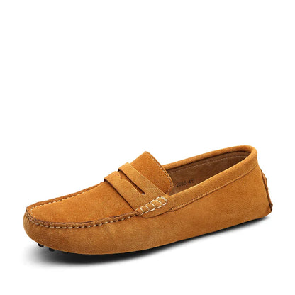 Classic Leather Slip On Shoes