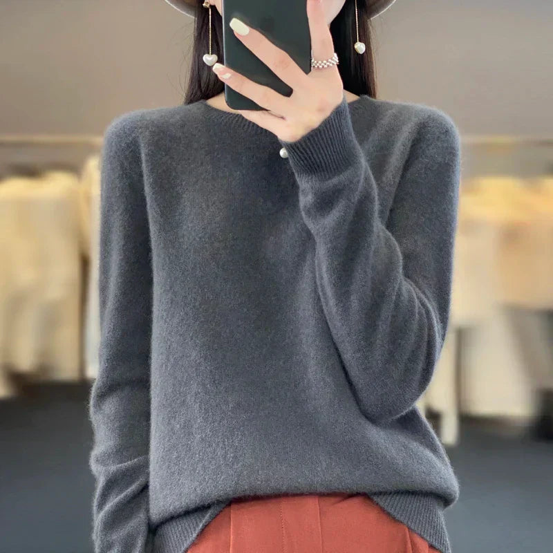 Soft Merino Wool Women's Sweater 100% Wool