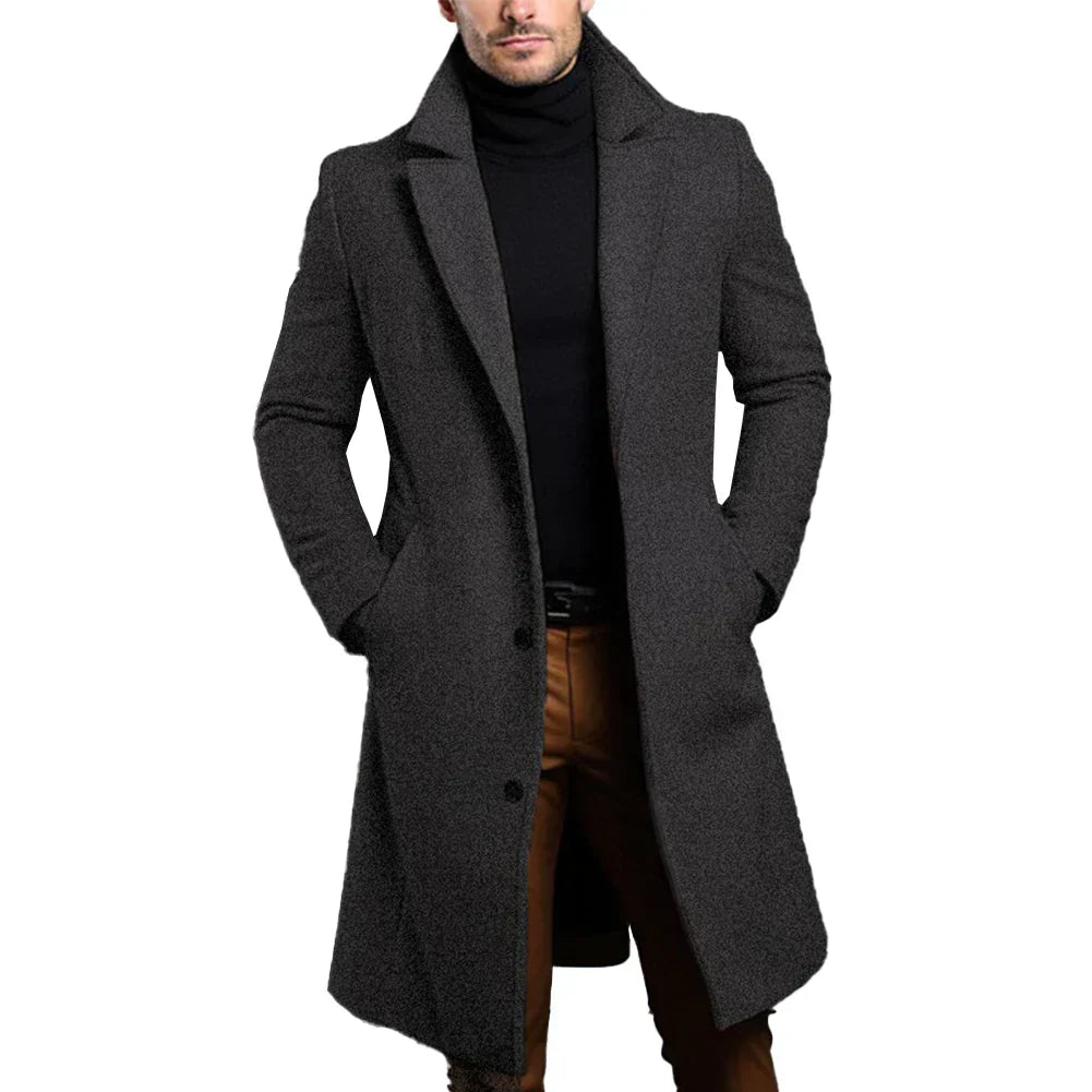 Slim Fit Men's Formal Winter Overcoat