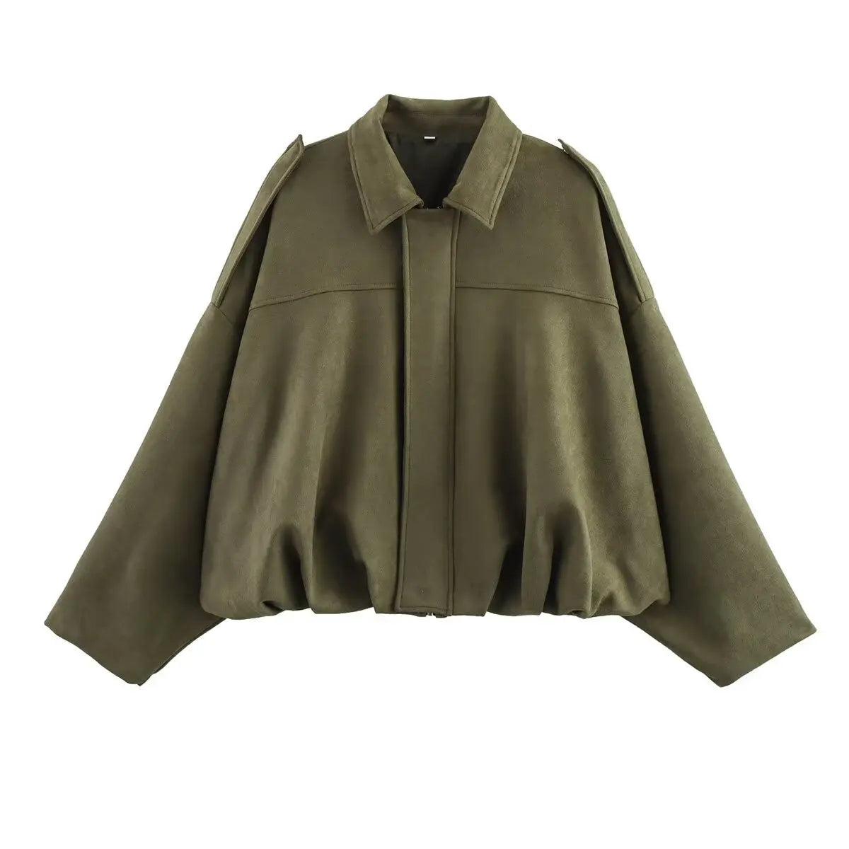 Large Leather Aviator Jacket