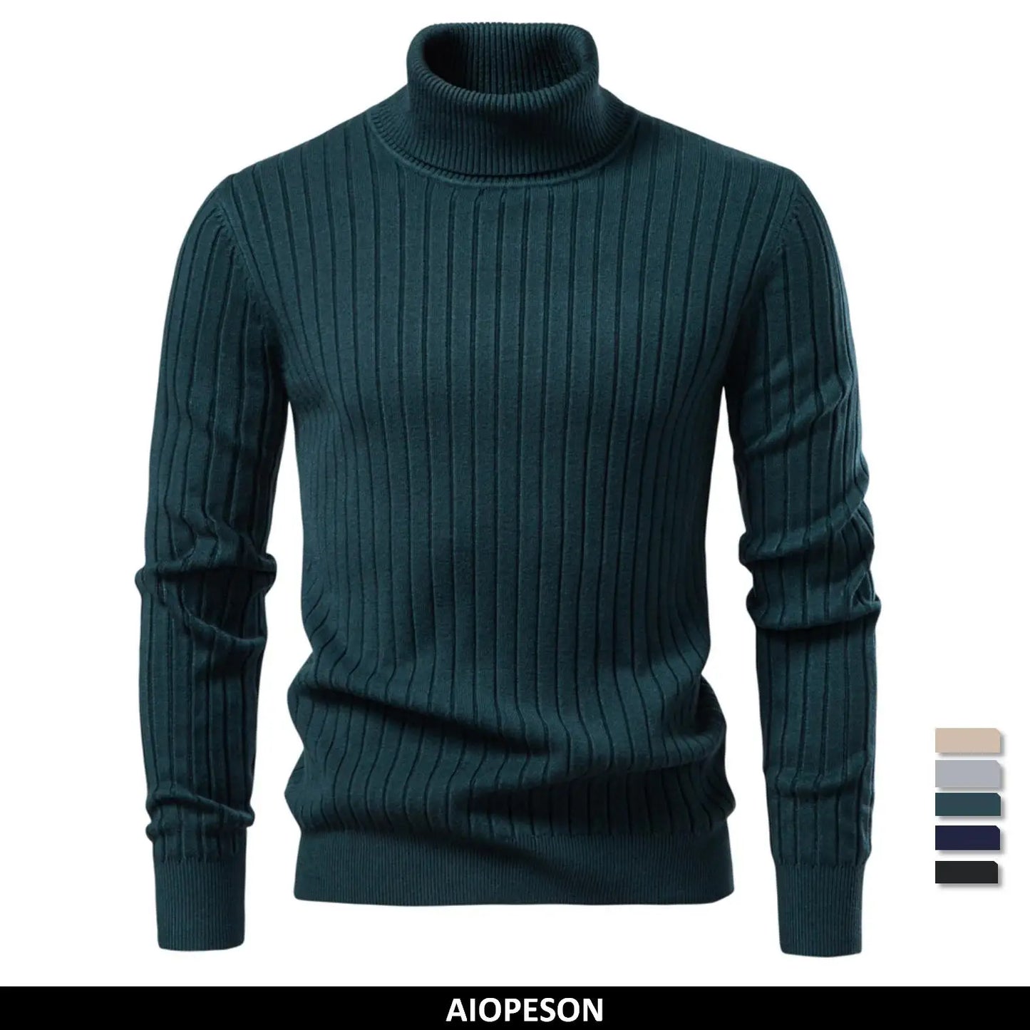 Men's Thermal Crew Neck Winter Sweater - VogeLuxe