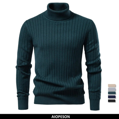 Men's Thermal Crew Neck Winter Sweater - VogeLuxe