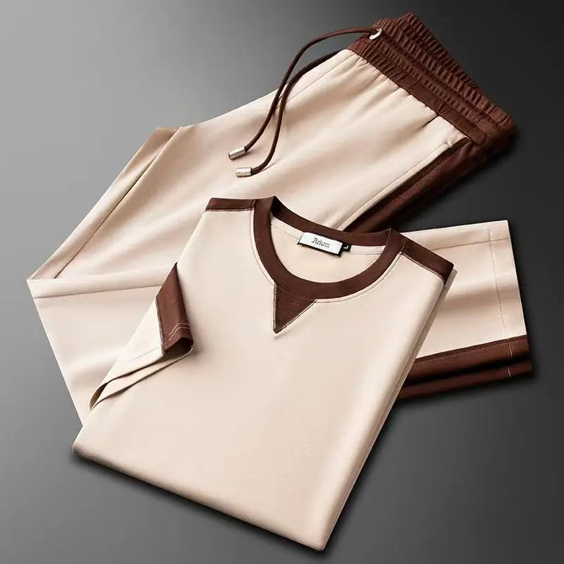 Men's Breathable Athletic Wear Set - BritishElegance