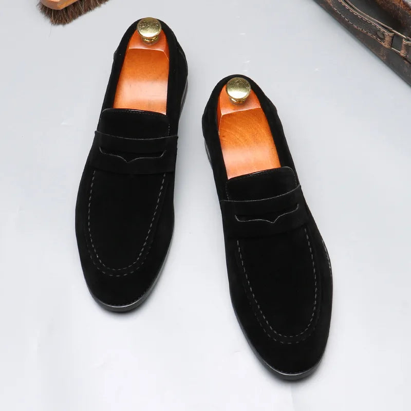Luxury Leather Slip On Shoes