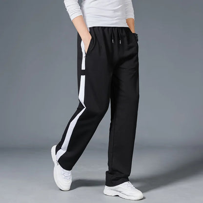 Comfortable Mens Athletic Stripe Jogger Pants