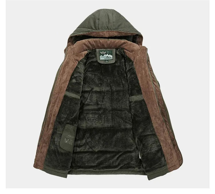 Warm Mens Winter Parka With Soft Fleece Lining - VogeLuxe