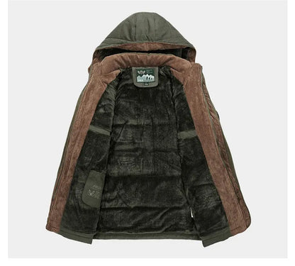 Warm Mens Winter Parka With Soft Fleece Lining - VogeLuxe