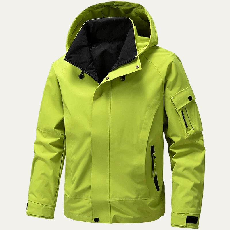 VogeLuxe | Men’s Weatherproof Hooded Utility Jacket