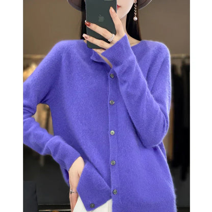 Soft Merino Wool Open Front Cardigan For All Seasons
