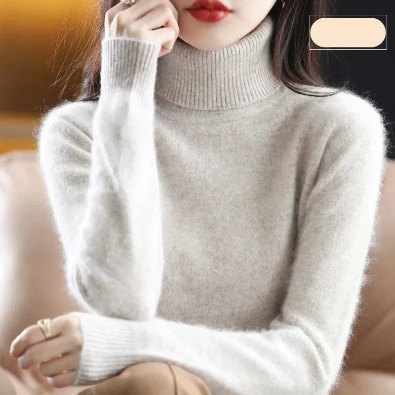 Luxurious Soft Cashmere Crew Neck Sweater