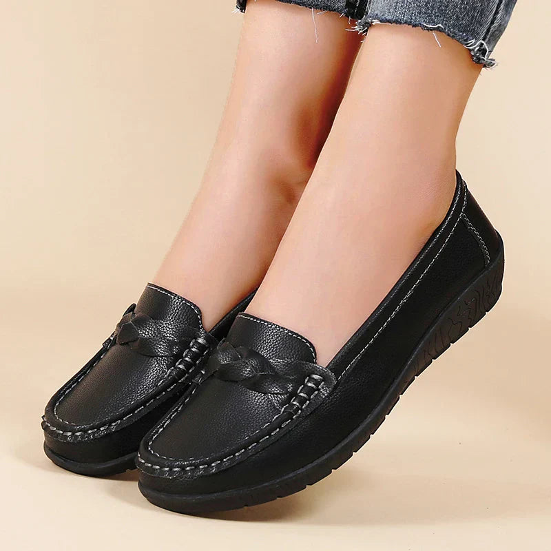 Authentic Leather Slip On Loafers for Men Large Sizes - VogeLuxe