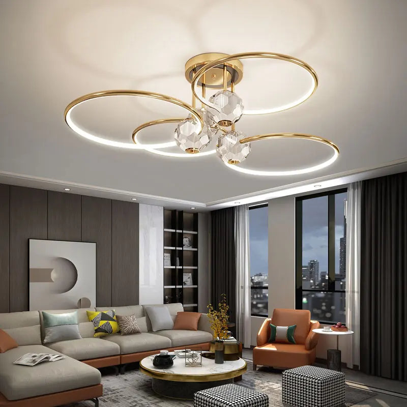 Elegant Crystal Hanging Lamp - VogeLuxe