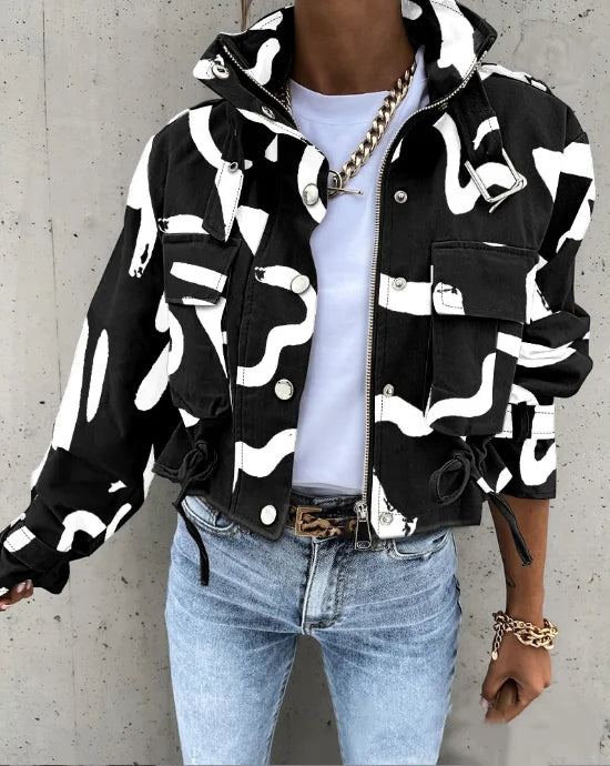 Fashionable Urban Button Down Jacket