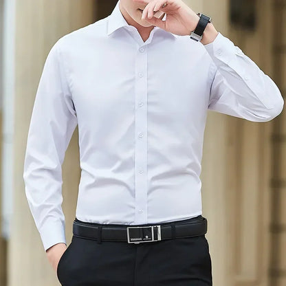Extra Large Fit Dress Shirt - Classic Long Sleeve - VogeLuxe