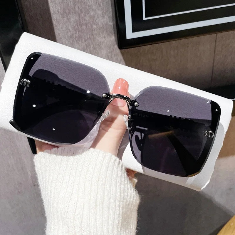 Large Square Sunglasses – Classic Women's UV Protection Shades